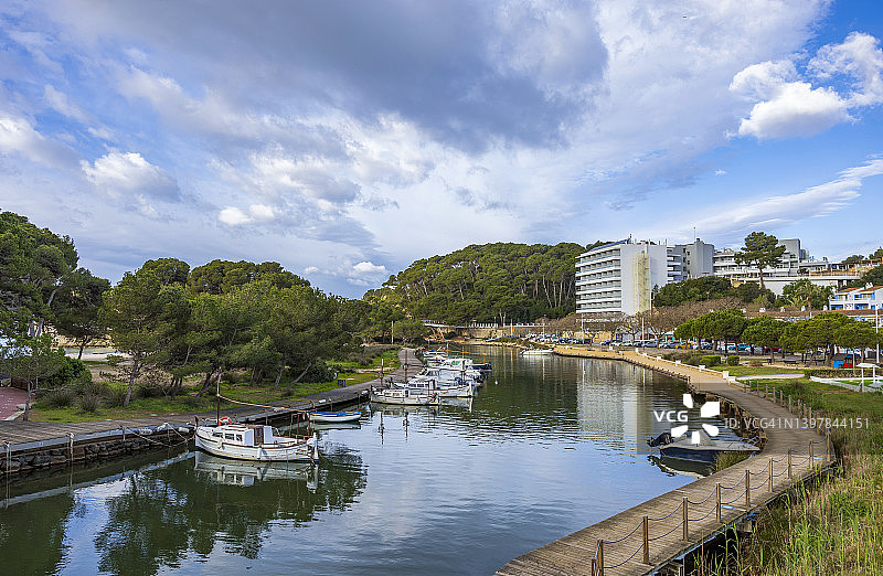 梅诺卡岛加尔达纳湾图片素材