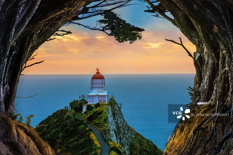 灯塔导航图片素材