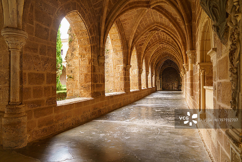 彼德拉修道院的回廊图片素材