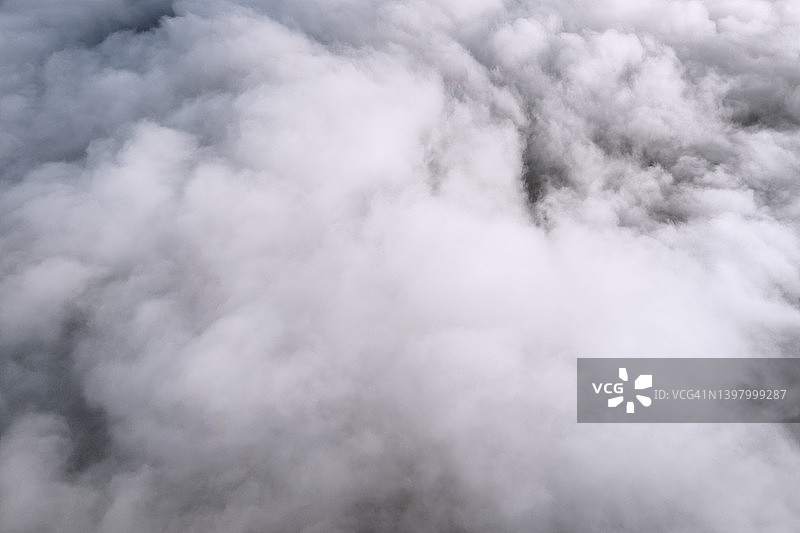 云海航拍景观图片素材