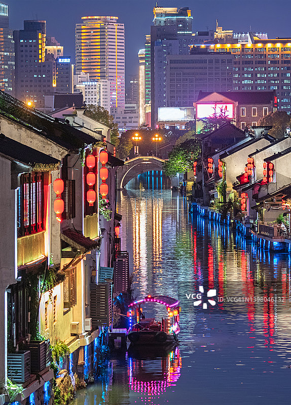 清明桥古运河景区图片素材