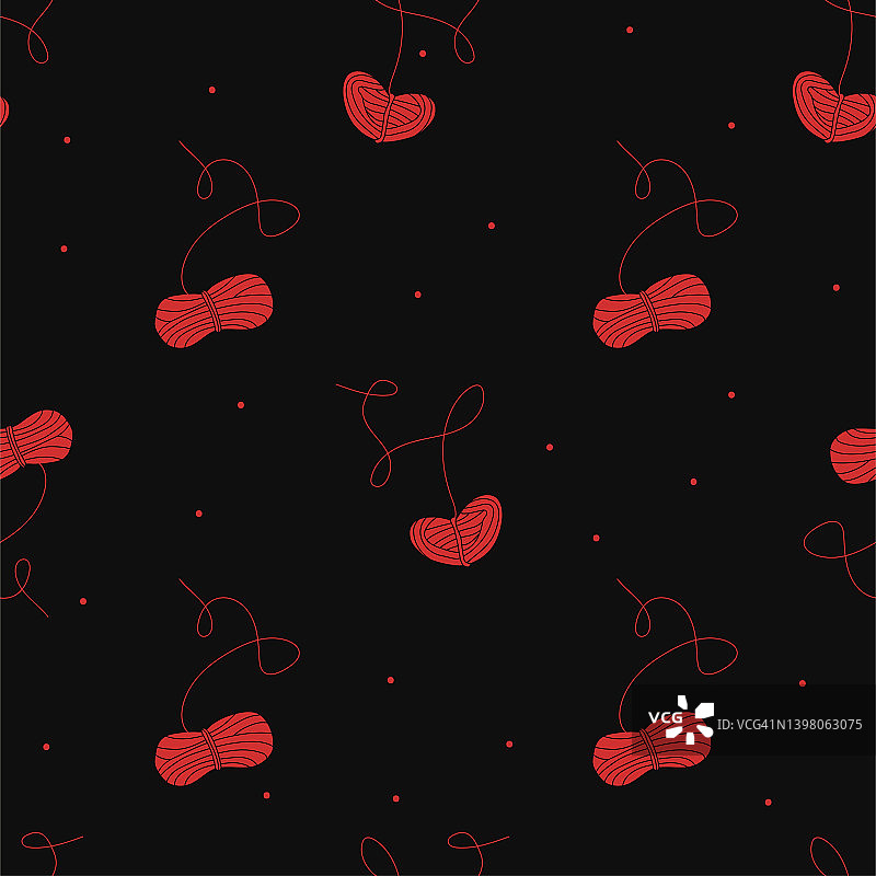 矢量平面手绘无缝图案图片素材