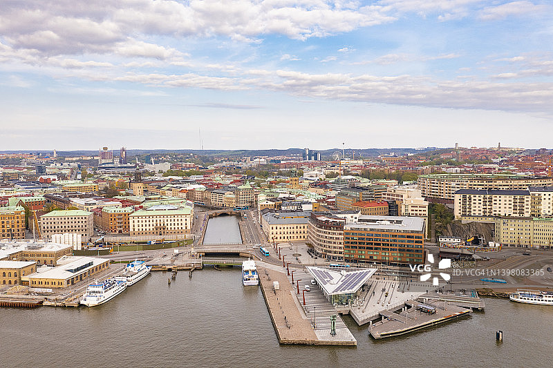 瑞典西约塔兰省哥德堡斯堪的纳维亚城市海岸线图片素材