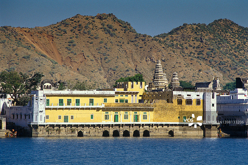 普什卡小镇骆驼集市——印度拉贾斯坦邦阿杰梅尔图片素材