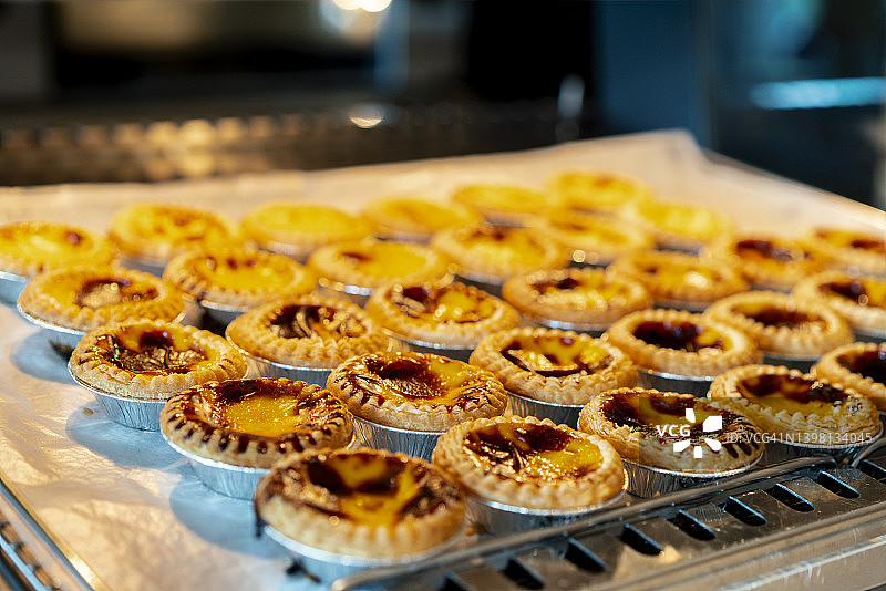 蛋挞特写图片素材