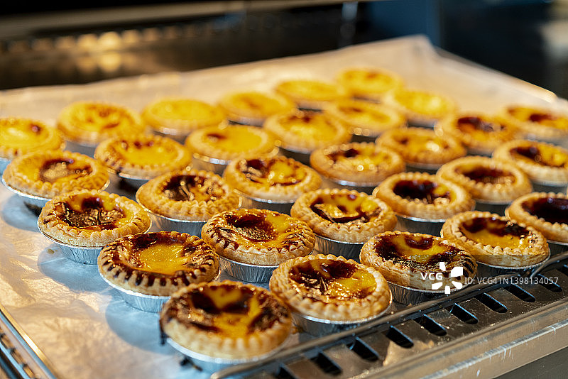 蛋挞特写图片素材