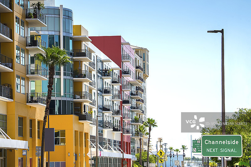 坦帕佛罗里达公寓楼图片素材