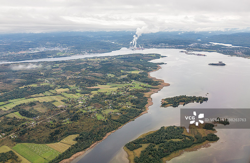 松兹瓦尔生物精炼厂航拍图片素材