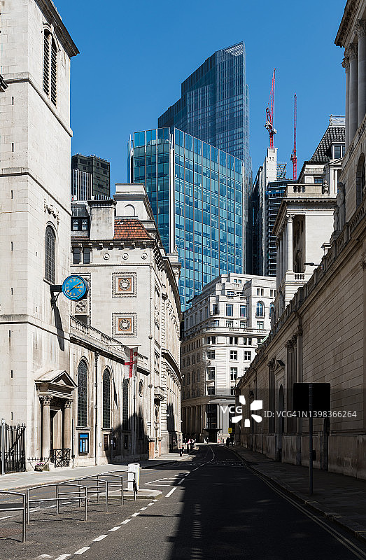 伦敦的空旷街道图片素材