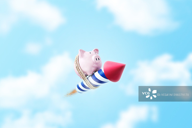 个人理财与增长概念图图片素材