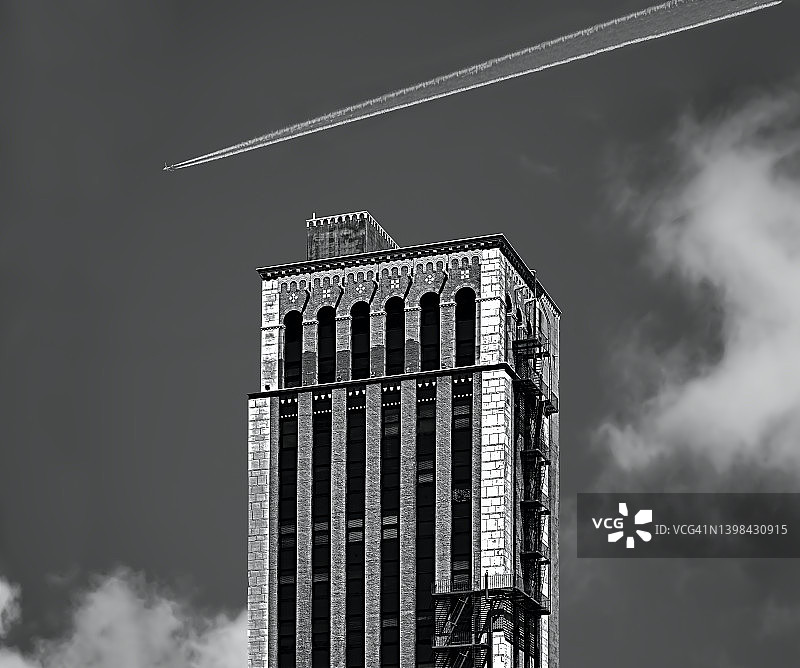 单色复兴主义建筑图片素材