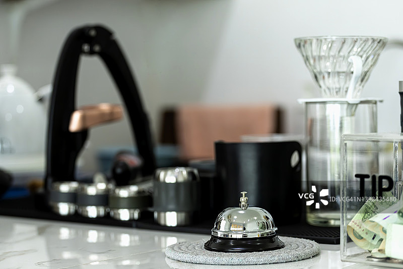 咖啡店柜台内部图片素材