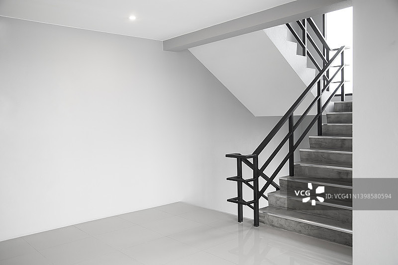 带有楼梯的现代室内设计图片素材