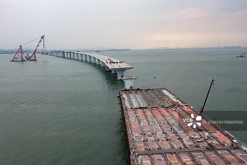 在建的立交桥图片素材