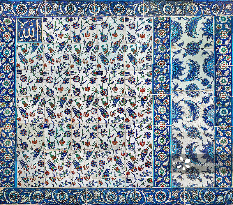 土耳其伊斯坦布尔埃于普苏丹区的阿布·艾尤布·安萨里墓图片素材