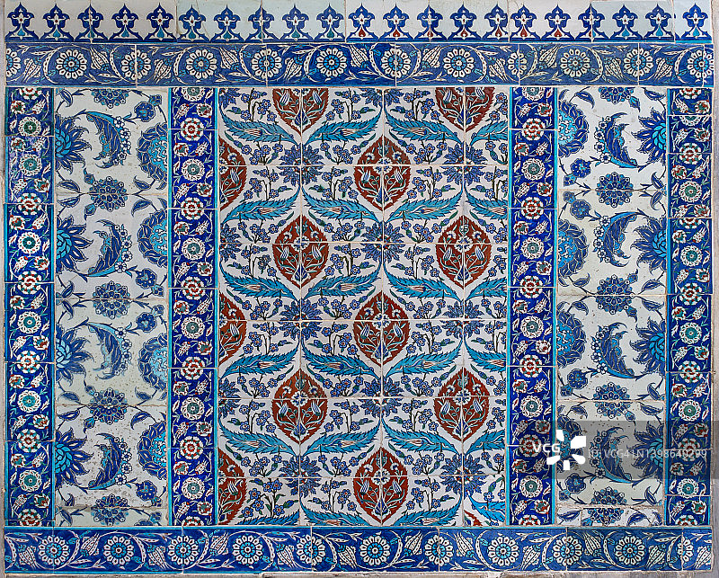 土耳其伊斯坦布尔埃于普苏丹区的阿布·艾尤布·安萨里墓图片素材