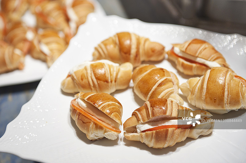 咸味羊角面包图片素材