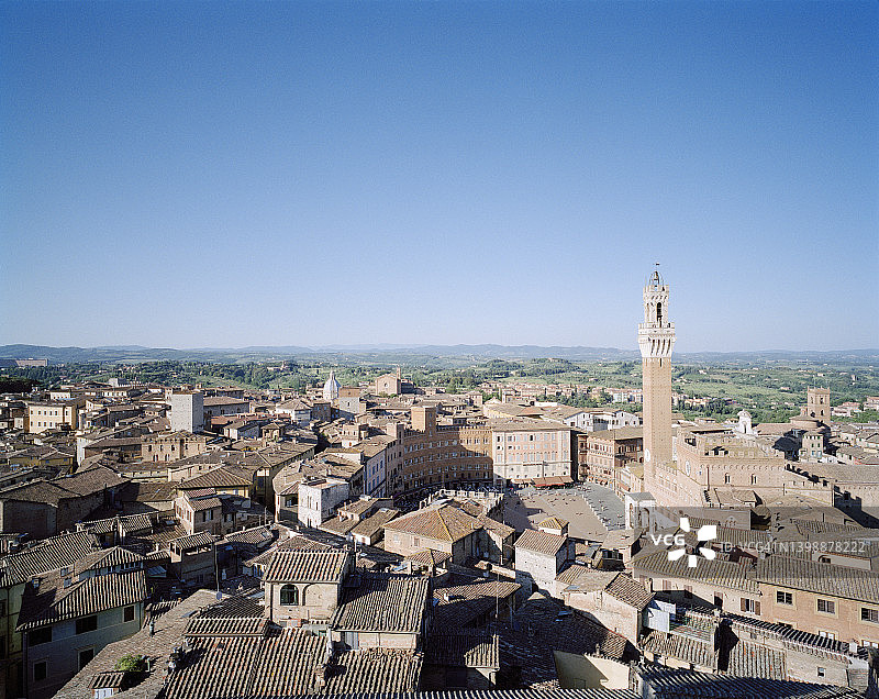 托斯卡纳锡耶纳山城图片素材