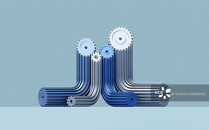 齿轮连接图片素材