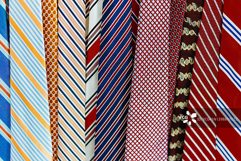 彩色男士领带合集图片素材