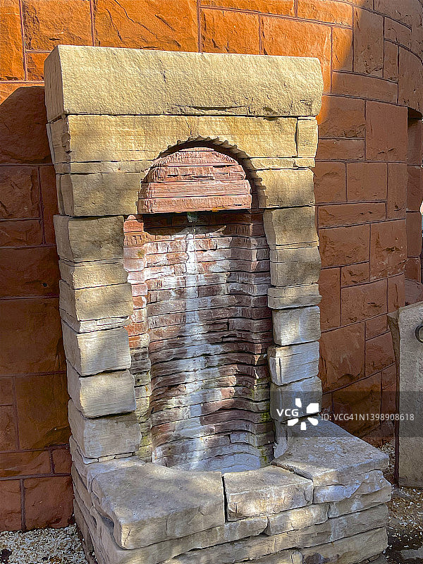 马尼图斯普林斯大街上的矿泉图片素材