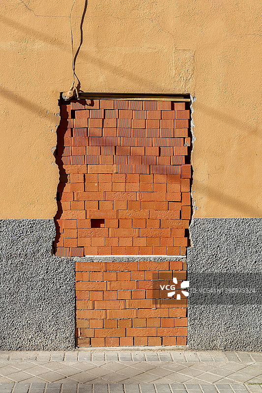 砖砌封门图片素材