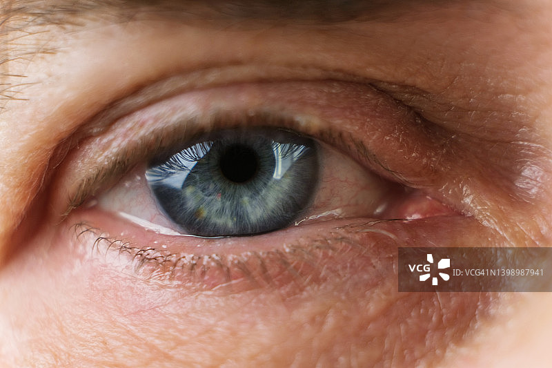 灰色眼睛特写图片素材