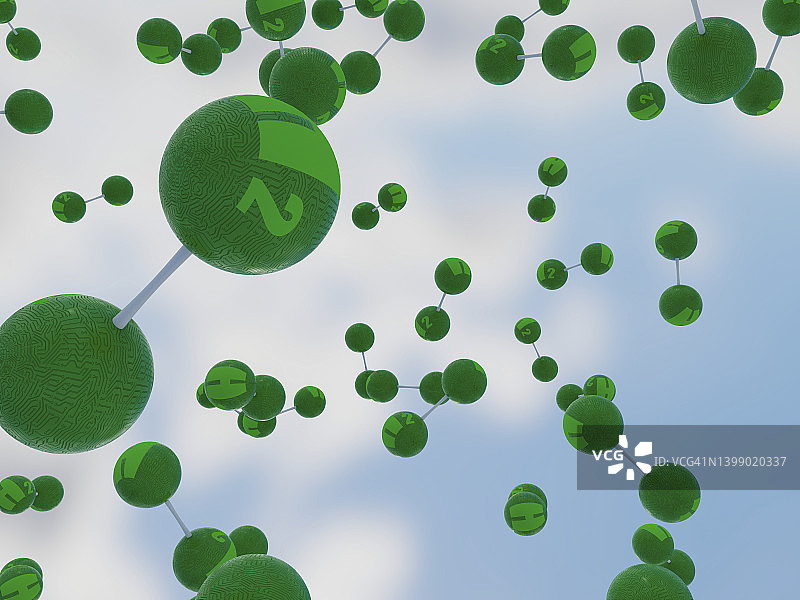 氢分子图片素材