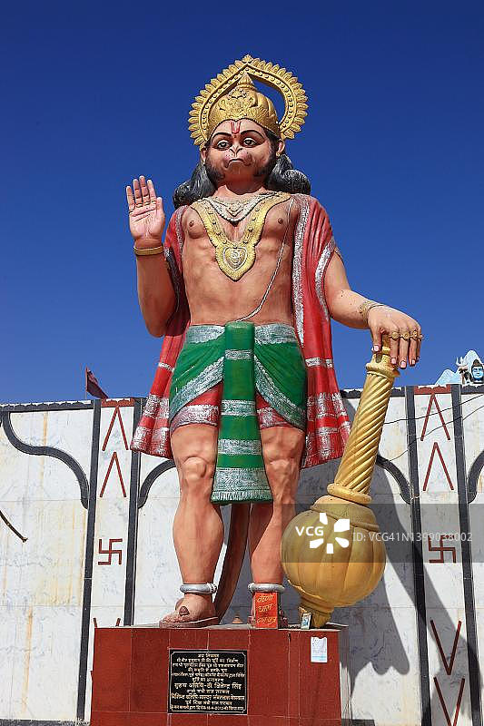 印度北部比卡内到曼达瓦路上的Vatshmo Mata神庙图片素材