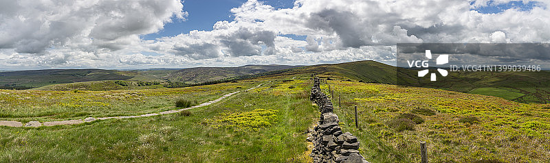 从皮姆椅到猫峰的步行小路，英格兰高地图片素材