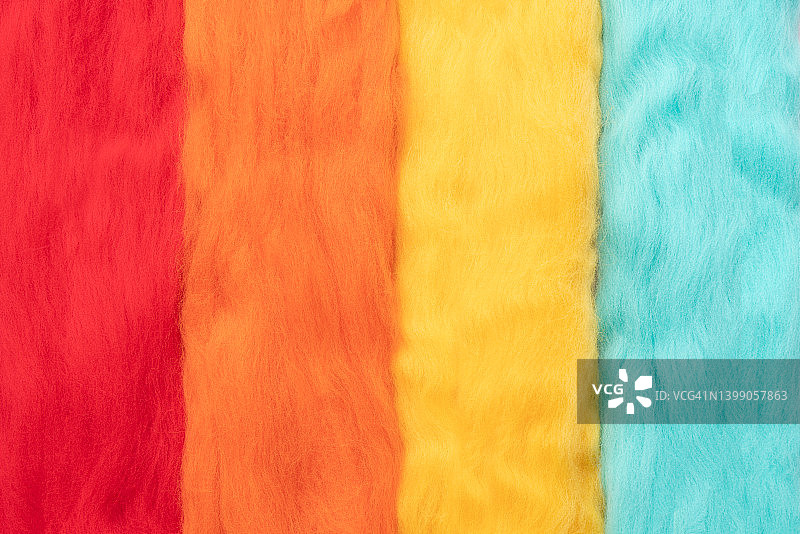 亮丽彩色羊毛条纹图片素材