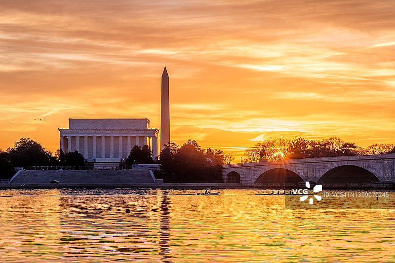 波托马克河日出图片素材