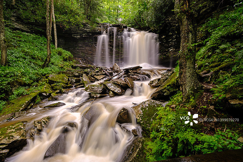 希尔斯克里克瀑布（中部）图片素材