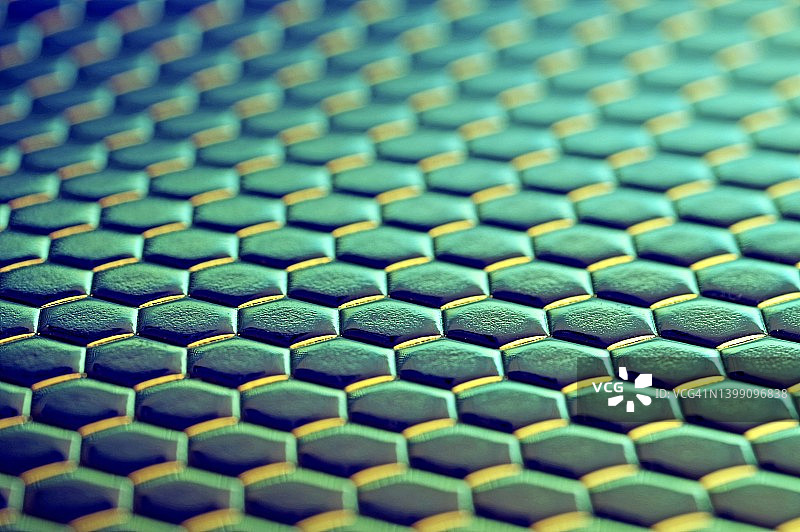 蓝绿色蜂窝纹理图片素材