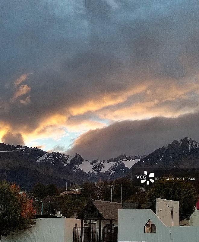 阿根廷巴塔哥尼亚“世界尽头”乌斯怀亚景观图片素材