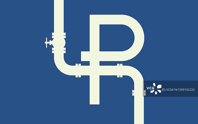 用卢布购买天然气图片素材