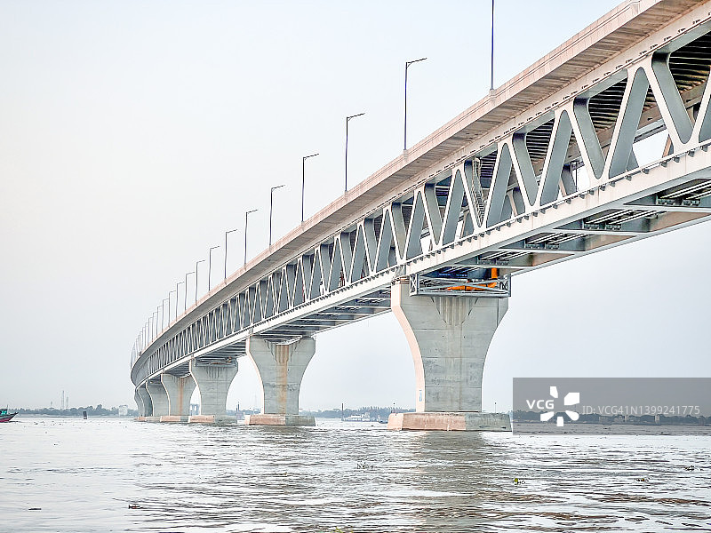 帕德玛多用途桥：孟加拉国最长的桥梁图片素材