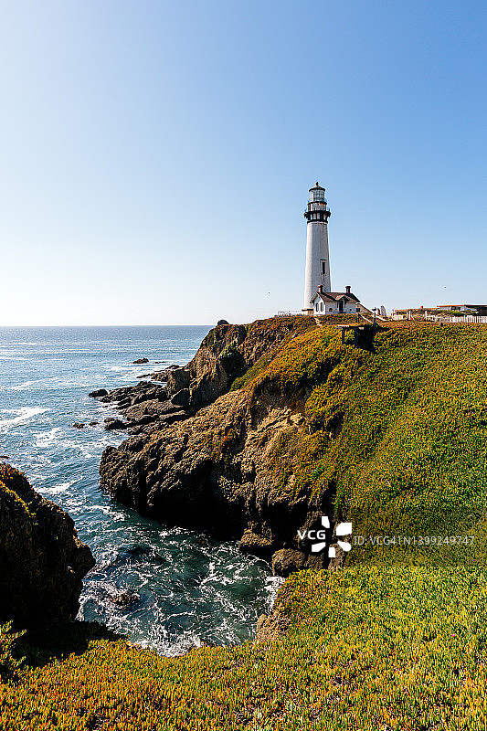 美国加利福尼亚州佩斯卡德罗的鸽子角灯塔图片素材