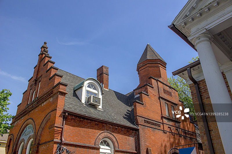 马萨诸塞州斯托克布里奇主街图片素材