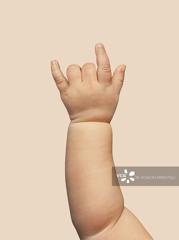 婴儿手势符号图片素材