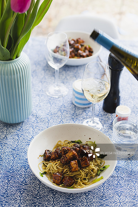 豆腐左宗棠鸡图片素材