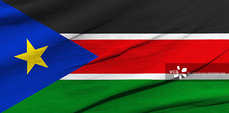 南苏丹国旗图片素材