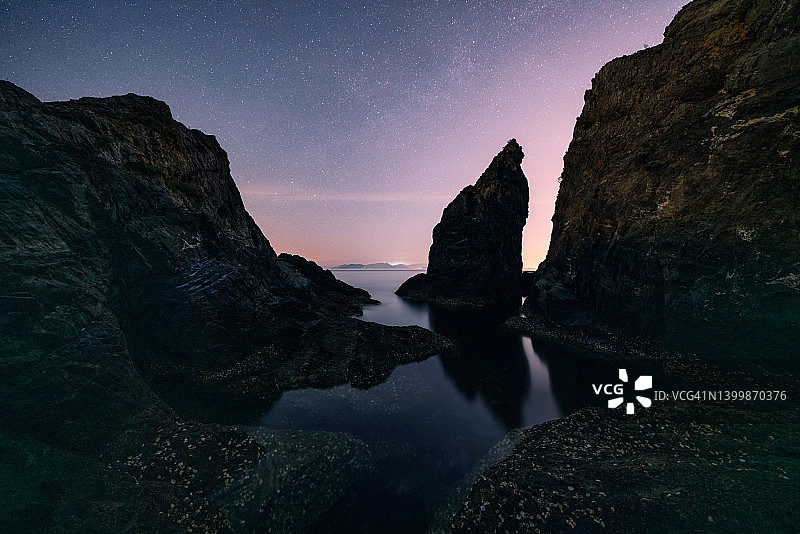 海上星空美景图片素材