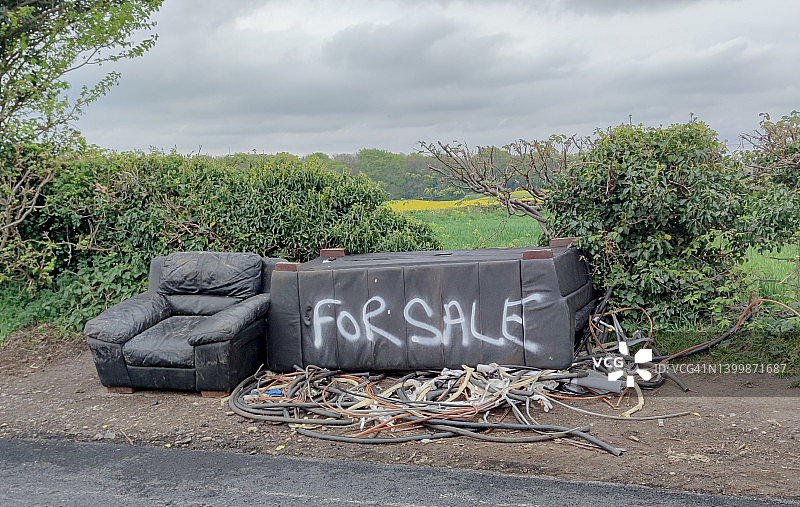 乱倒垃圾图片素材