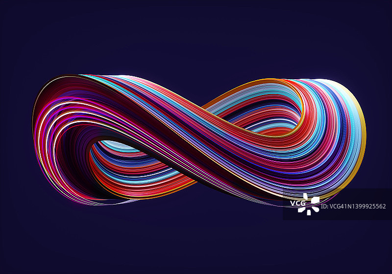 彩色无限符号图片素材