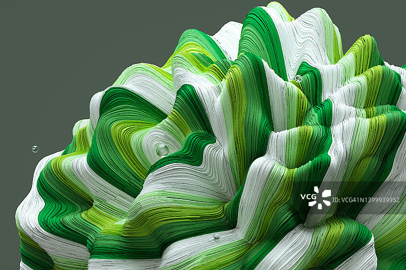 抽象彩色扭曲圆形图案图片素材