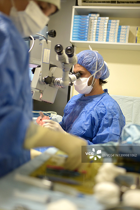 眼科手术医疗团队图片素材