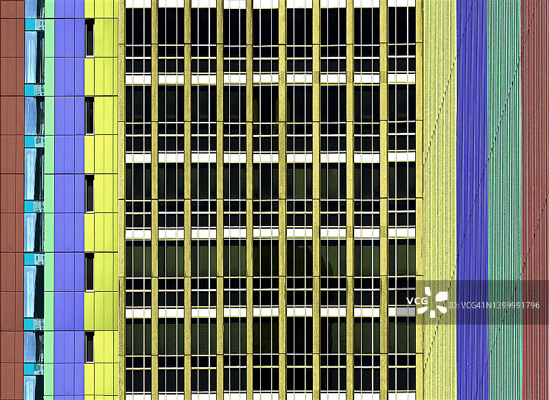 混合材料建筑背景图片素材