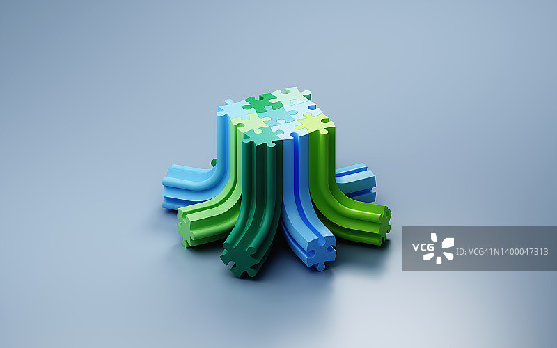 拼图连接图片素材