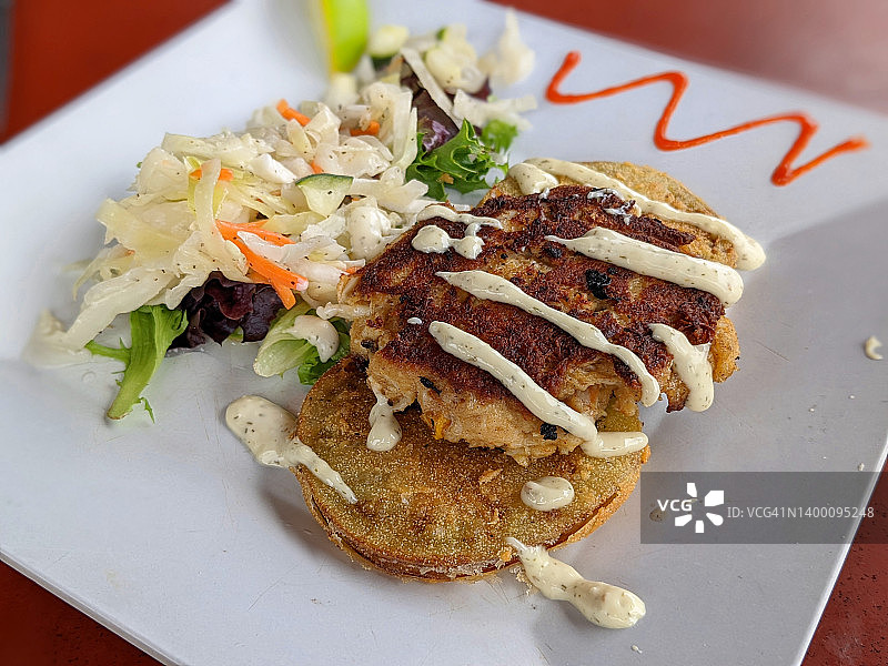 蟹肉饼图片素材